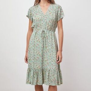 Rails Kiki Floral Print Ruffle Mini‎ Dress